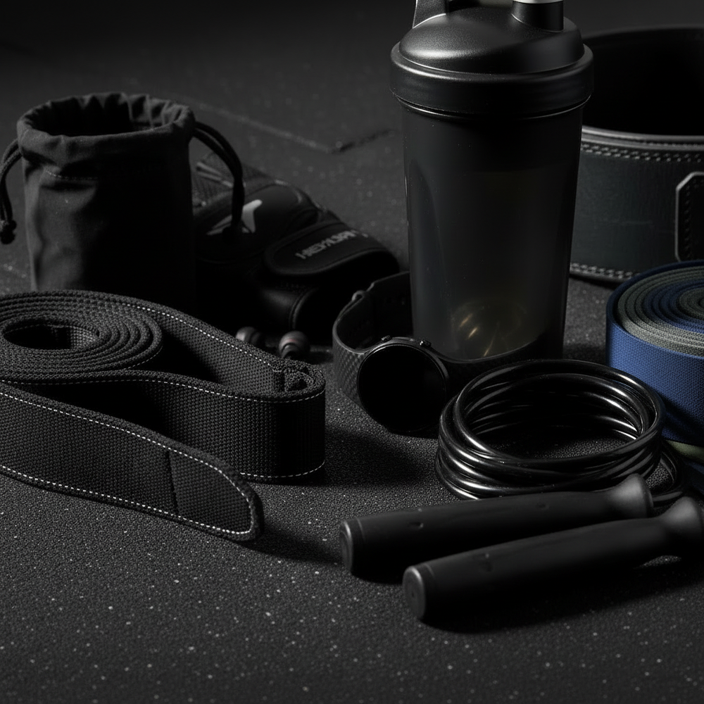 Gym Accessories Packed Close-up